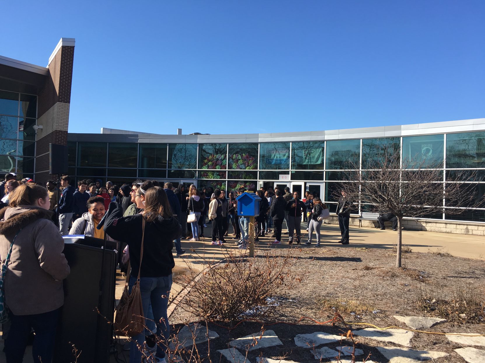 T.F. South walkout